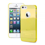 Custodia in PVC PURO Ultrasottile Gialla per Apple iPhone 5 & 5S