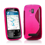 Custodia in TPU Fucsia S-LINE x Nokia Lumia 610