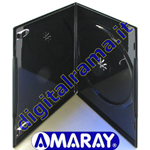 Blister 58pz Custodia AMARAY CD/DVD Black Slim 1pst (58XD60006)