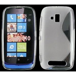 Custodia in TPU Trasparente S-LINE x Nokia Lumia 610