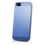 Custodia in PVC Ultrasottile Azzurro Forato x Apple iPhone 5